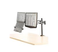 Fellowes Bras porte-écran Vista Double articulé, pince pour bureau, noir – Professional Series