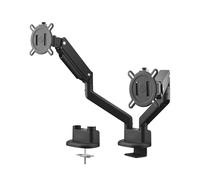 One For All Solid Dual black Support de table pour écran 33 cm (13\ ) - 88,9 cm (35\ ) noir réglable en hauteur, inclinable