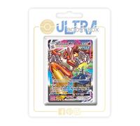 Braségali VMAX 201/198 Mille Poings Alternative Pokémon Gallery Secrète - Ultraboost X Épée et Bouclier 6 Règne de Glace - Coffret de 10 Cartes Pokémon Françaises