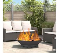 vidaXL Boule de feu – Foyer à bois en acier patiné pour extérieur élégant