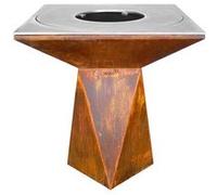 Brasero Artiss G1 Corten Plaque De Cuisson Acier Inoxydable Alimentaire Multicolore