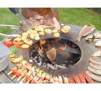 Brasero Artiss G2 Graphite Plaque Acier Carbone Multicolore