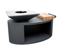 Brasero g3 graphite plaque acier carbone - artiss