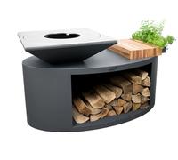 Brasero Artiss G3 Graphite Plaque De Cuisson Acier Inoxydable Alimentaire Multicolore