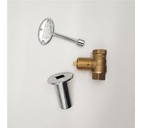 Brasero au gaz naturel avec vanne de contrôle en laiton de 1,27 cm et manchon à clé de verrouillage pour un réglage contrôlé de la flamme dans les tables de feu et les applications de feu