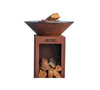 Brasero Auvergnat Corten Bois Rond 62 Simple Cuve