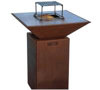 Brasero Auvergnat Corten Normal Carre 62 Simple Cuve