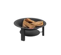 Barbecook Brasero Modern 75 pour le jardin et terrasse, brasero exterieur en fonte, 75x32cm, Noir