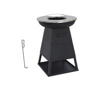 Brasero barbecue Ø60cm avec espace de rangement