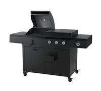 Barbecue charbon Bi-Energy EVO - BRASERO - Plancha gaz 60 x 42 cm - 3 brûleurs, 1 brûleur latéral - boutons crantés - 13,8 KW