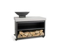 Brasero barbecue sur desserte livoo doc329