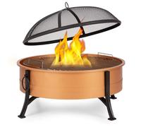 Braséro Blumfeldt Catania 2-en-1 Ø80 cm Acier Cuivre