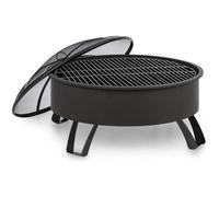 Braséro - BLUMFELDT - Oreos - Ø 75cm - Acier à revêtement pulvérisé - Grille inox - Pare-étincelles amovible