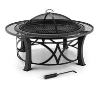 Braséro - Blumfeldt Ronda Brasero Ø 95cm - Barbecue et Protection étincelles - Noir