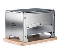 Louis Tellier Barbecue et grill BRASI-F Cheminée à charbon de bois Acier inoxydable