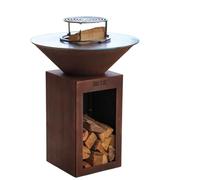 Brasero Cevenol Corten Bois Rond 74 Simple Cuve