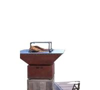 Brasero Cevenol Pool Corten Carre 74 Simple Cuve