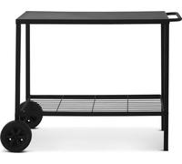 BRASERO Chariot pour plancha en acier - 100x56xH73 cm - Pour plancha jusqu'a 85cm - 2 roulettes