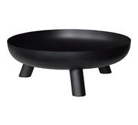 Cook’in Garden - Brasero de Jardin en Acier, Grande Cuve avec Pieds Stables, Résistant aux Hautes Températures, Foyer Extérieur Terrasse, Robuste & Durable, Noir