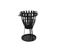 Brasero corbeille métal D54 noir Ambiance