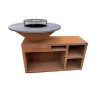 Brasero Corten Jupiter 100cm