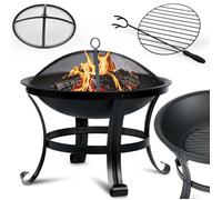 Brasero de jardin - BERDSEN - Diamètre 60 cm - Hauteur 53,5 cm - Acier peint par poudrage - Résistant aux intempéries