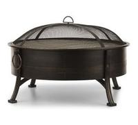 Catania Brasero 2-en-1 Ø 80cm pare-étincelles barbecue Ø 70cm acier