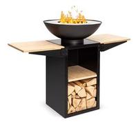 Braséro barbecue Blumfeldt Savage 2.0 - tables d'appoint - Protection contre les intempéries - Noir