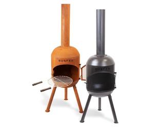 Brasero de jardin Bonfeu - Bonsolo : Rouille