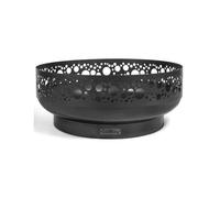 Brasero de jardin BOSTON décoré en acier noir Ø80 cm - Braséro seul Braséro Seul
