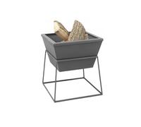 Brasero de jardin carré PESTAK en acier 60x60 sans couvercle