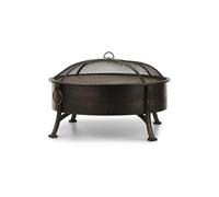 Catania Brasero 2-en-1 Ø 80cm pare-étincelles barbecue Ø 70cm acier