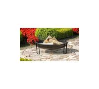 Brasero de jardin PAN en acier-Sans couvercle-Ø 70cm-Acier naturel---Acier naturel