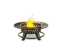 Rosario Brasero 3 en 1 Ø120cm barbecue 70 cm | plateau de table acier