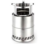 Brasero de table en acier inoxydable sans fumée portable pour intérieur ou extérieur, fêtes sur le patio, événements, camping à bois/granulés, cadeau de pendaison de crémaillère