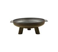 - Brasero en acier sur larges pieds 60 cm