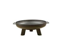 - Brasero en acier sur larges pieds 60 cm