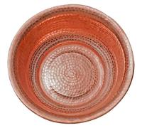 Brasero en cuivre martelé à la main, bol de trempage des pieds, multifonctionnel portable, idéal pour le camping et l'extérieur