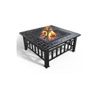 Brasero exterieur 3 en 1 pour jardin et balcon