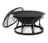 Pentos Braséro de jardin Ø73 cm pare étincelles Ø 60cm grille fonte -