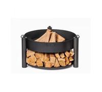 Braséro extérieur MONTANA X, avec grille de cuisson 60cm, acier naturel, CookKing, 111800