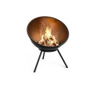 Brasero - Fireball - 43 cm - Pare-tincelles - Anti-corrosion - Robuste - Inclinaison 2 en 1