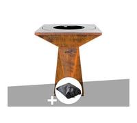 Brasero G1 Basic Corten + housse de protection -