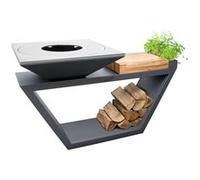 Brasero g4 graphite plaque de cuisson acier inoxydable alimentaire - artiss