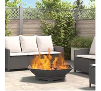 Brasero Hexagonal Vidaxl Noir 100x100x28 Cm En Acier