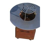 Brasero Mini Cevenol Corten Rond 62 Simple Cuve