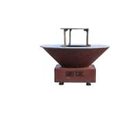 Brasero Mini Cevenol De Table Corten Rond 42 Simple Cuve