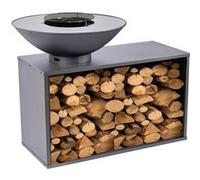 Braséro Onyx 80 Table + Housse + Grille surélevée Noir G