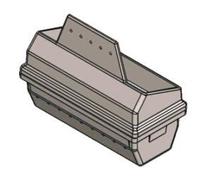 Brasero original MCZ pour thermostufe à granulés Athos HYDRO, Nova HYDRO, Polar HYDRO, code 4130870