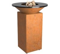Brasero plancha - Bois - OFYR - 75 - Corten